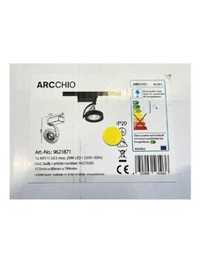 Arcchio Arcchio - LED Bodové svítidlo do lištového systému RICK AR111 1xG53/13W/230V LW0448