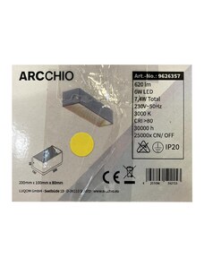 Arcchio Arcchio - LED Nástěnné svítidlo KARAM LED/6W/230V LW0235