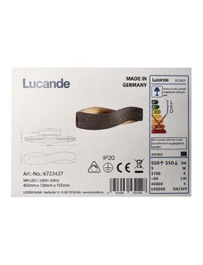 Lucande Lucande - LED Nástěnné svítidlo LIAN LED/9W/230V LW0882