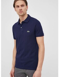 Bavlněné polo tričko Lacoste tmavomodrá barva, PH4012-001