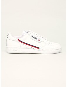 Dětské boty adidas Originals Continental 80 bílá barva, F99787