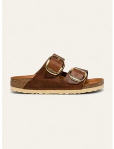 Birkenstock - Kožené pantofle Arizona Big Buckle 1011073-COGNAC