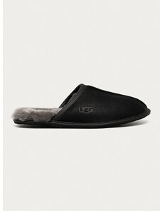 Kožené papuče UGG Scuff 1108192.BLK