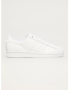 Sneakers boty adidas Originals Superstar J bílá barva, EF5399
