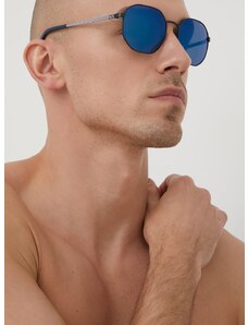 Sluneční brýle Armani Exchange pánské, tmavomodrá barva