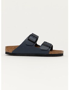 Kožené pantofle Birkenstock dámské, tmavomodrá barva, 51153-Blau