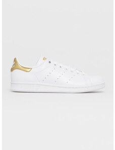 Boty adidas Originals Stan Smith bílá barva, na plochém podpatku, G58184