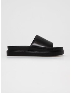 Kožené pantofle Vagabond Shoemakers SETH pánské, černá barva, 5190-101-20