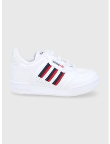 Dětské boty adidas Originals S42613 bílá barva