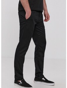 Kalhoty Vans pánské, černá barva, přiléhavé, VN0A5FJ7BLK1-Black