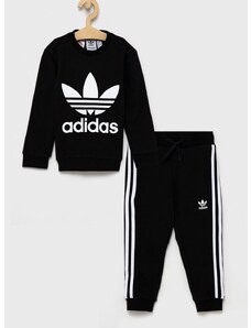 Dětská souprava adidas Originals H25250 černá barva