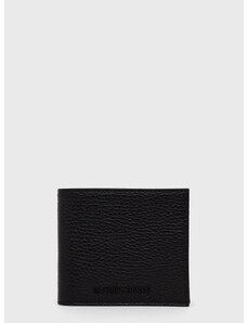 Kožená peněženka Emporio Armani pánská, černá barva, Y4R167 Y068E