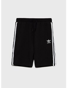 Dětské kraťasy adidas Originals H32342 černá barva, hladké, nastavitelný pas