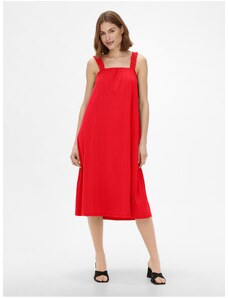 Červené dámské šaty ONLY May - Dámské