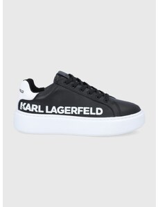Boty Karl Lagerfeld Maxi Kup černá barva