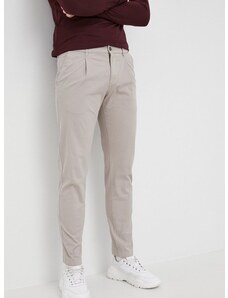 Kalhoty Marc O'Polo pánské, šedá barva, jednoduché