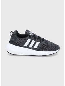 Dětské boty adidas Originals Swift Run GW8176 černá barva