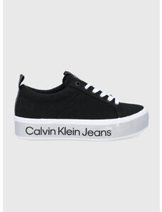Tenisky Calvin Klein Jeans dámské, černá barva