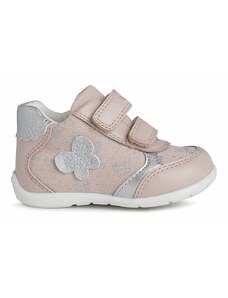 Dětské boty Geox růžová barva