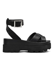 Sandály Altercore Zoe dámské, černá barva, na platformě