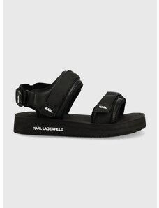 Sandály Karl Lagerfeld Atlantik pánské, černá barva