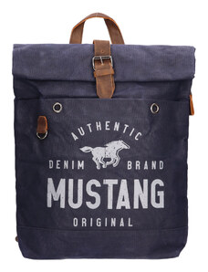 Velký trendy batoh Mustang Lindr - modrá