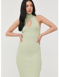 Šaty Guess zelená barva, mini