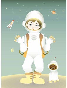 Vissevasse Plakát The Astronaut 50x70 cm