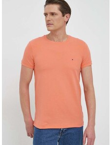 Tričko Tommy Hilfiger oranžová barva
