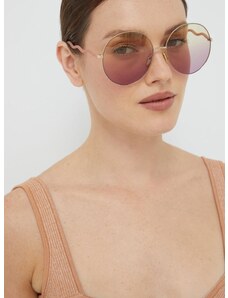 Sluneční brýle Chloé dámské, fialová barva