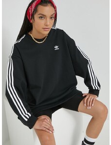 Bavlněné šaty adidas Originals černá barva,, HM4688-BLACK