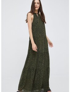Šaty Lauren Ralph Lauren zelená barva, maxi