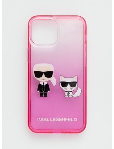 Obal na telefon Karl Lagerfeld Iphone 13 Mini 5,4'' růžová barva