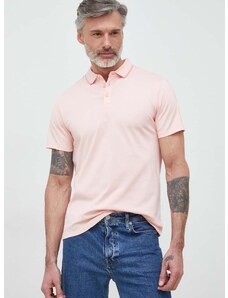 Polo tričko Guess ES SS PAUL růžová barva, s aplikací, M2YP25 KARS0