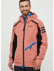 Outdoorová bunda adidas TERREX Utilitas oranžová barva