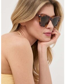 Sluneční brýle Saint Laurent dámské, béžová barva