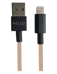 Design Letters Nabíjecí kabel USB-C Lightning 1 m