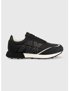 Sneakers boty Armani Exchange černá barva, XUX157 XV588 S077