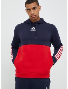 Mikina adidas pánská, tmavomodrá barva, hladká