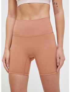 Šortky na jógu JOYINME Oneness ease oranžová barva, high waist