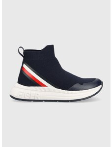 Dětské sneakers boty Tommy Hilfiger tmavomodrá barva