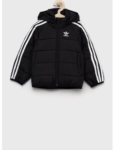 Dětská bunda adidas Originals černá barva