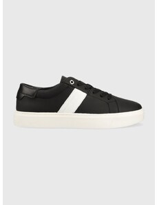 Sneakers boty Calvin Klein Low Top Lace Up , černá barva