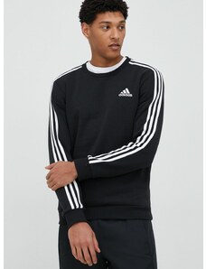 Mikina adidas pánská, černá barva, s aplikací