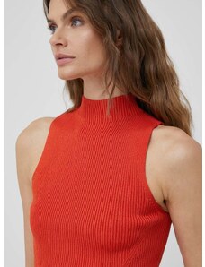 Vesta Calvin Klein oranžová barva, s pologolfem