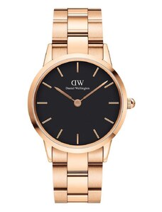 Hodinky Daniel Wellington Iconic Link 36 růžová barva