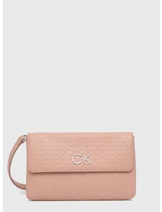 Kabelka Calvin Klein růžová barva