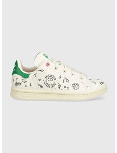 Dětské sneakers boty adidas Originals Stan Smith bílá barva