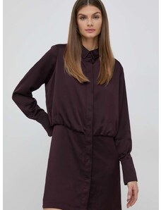 Šaty Dkny fialová barva, mini