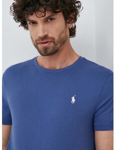 Bavlněné tričko Polo Ralph Lauren tmavomodrá barva, 710671438